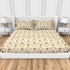 Carmel 100 % Cotton Satin 220 TC Fitted Sheet Set With 2 Pillow Cover - 3